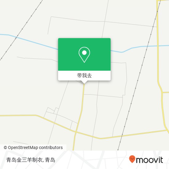青岛金三羊制衣地图