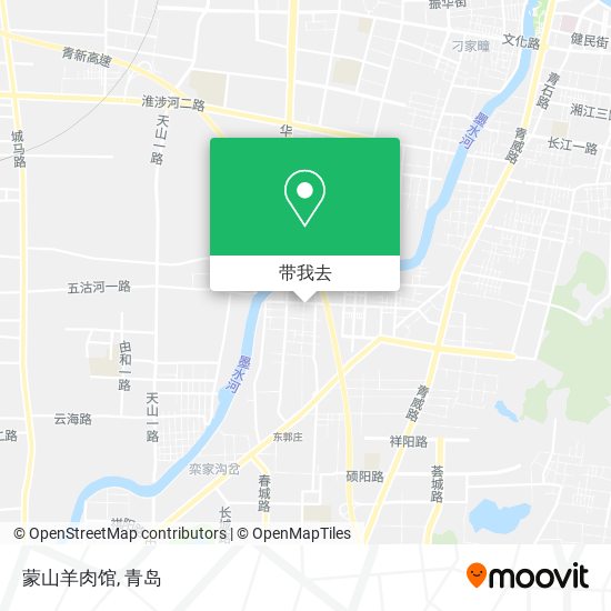 蒙山羊肉馆地图