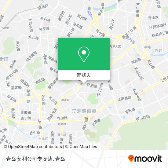 青岛安利公司专卖店地图