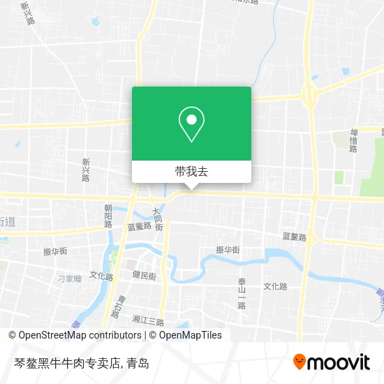 琴鳌黑牛牛肉专卖店地图