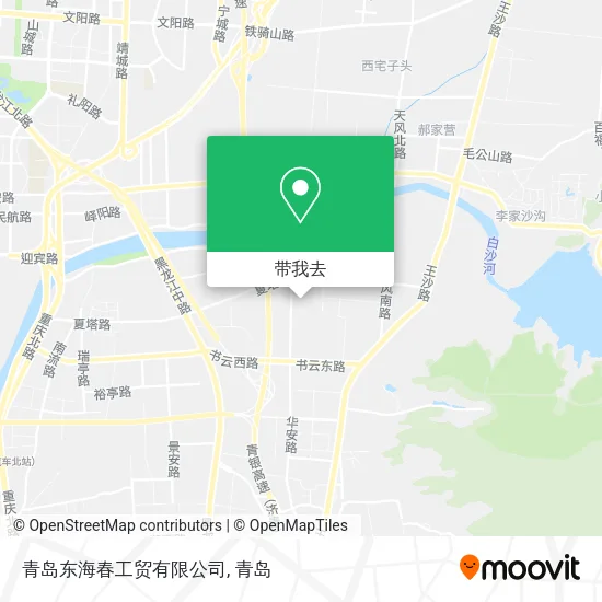 青岛东海春工贸有限公司地图