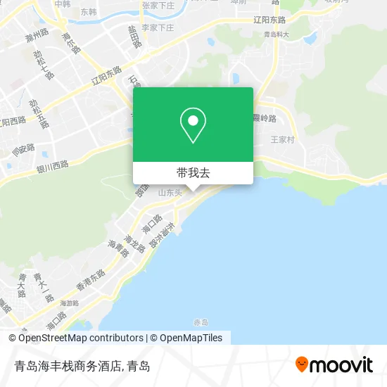 青岛海丰栈商务酒店地图