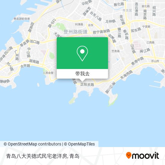 青岛八大关德式民宅老洋房地图