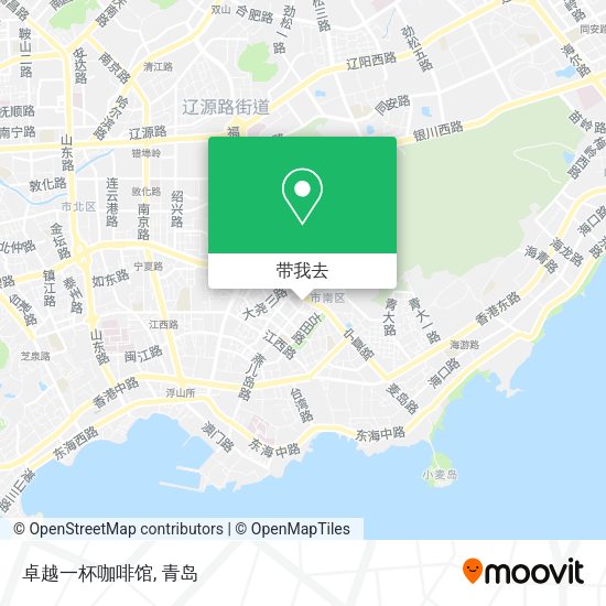 卓越一杯咖啡馆地图