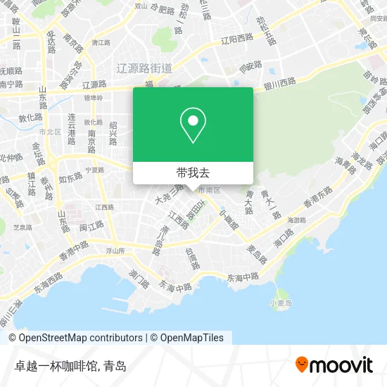 卓越一杯咖啡馆地图