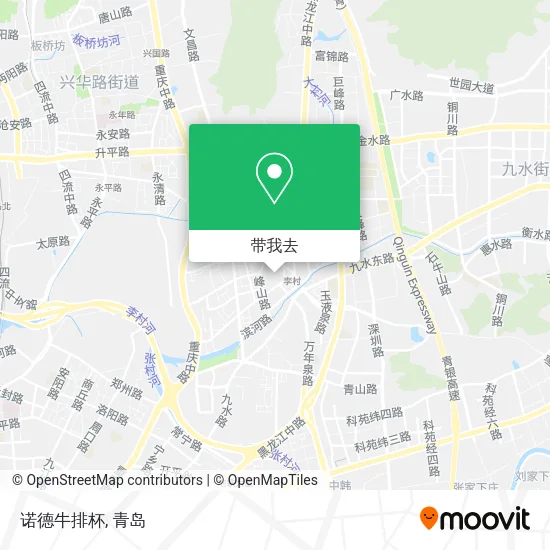 诺德牛排杯地图