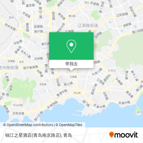 锦江之星酒店(青岛南京路店)地图