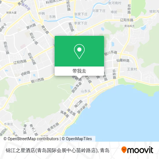 锦江之星酒店(青岛国际会展中心苗岭路店)地图