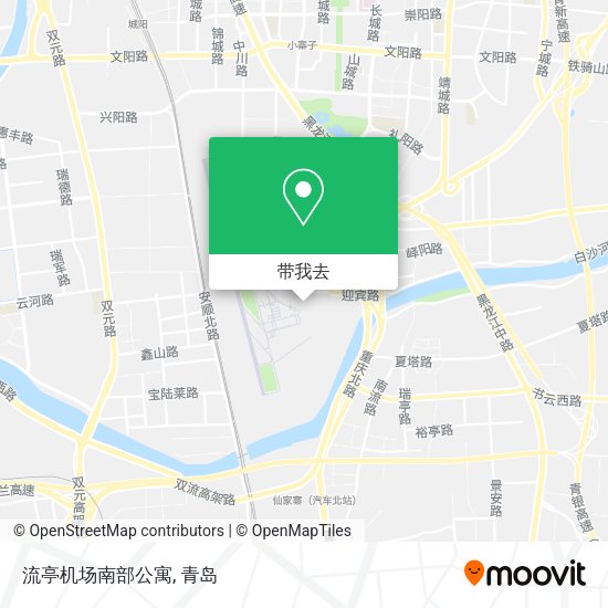 流亭机场南部公寓地图