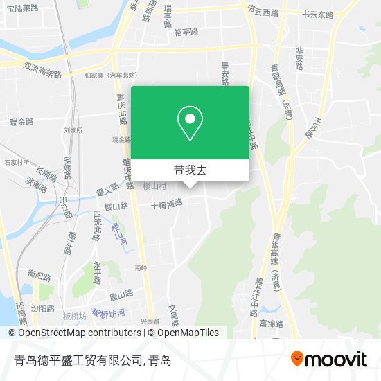 青岛德平盛工贸有限公司地图