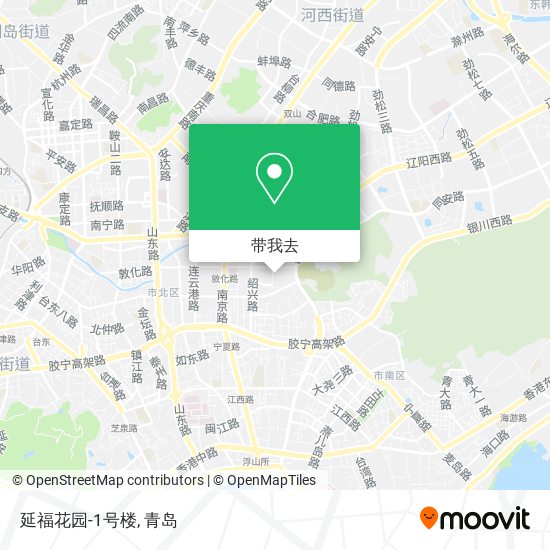 延福花园-1号楼地图