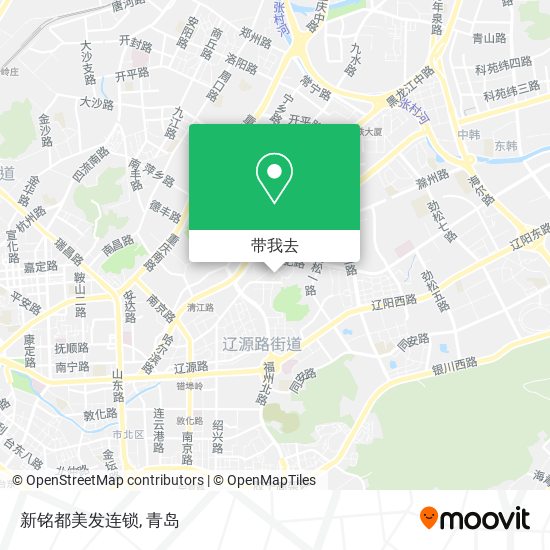 新铭都美发连锁地图