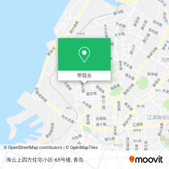 海云上四方住宅小区-65号楼地图