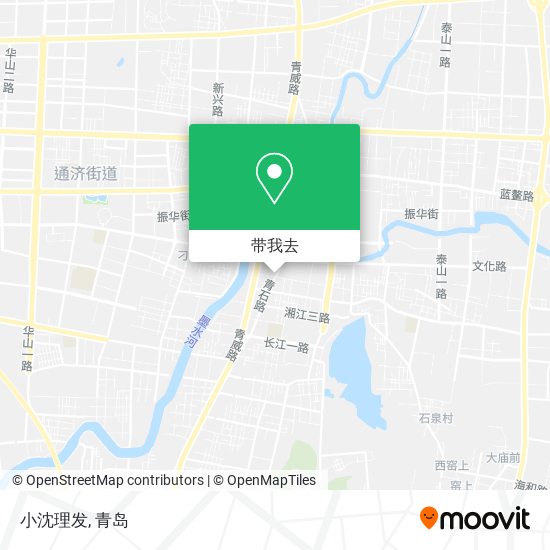 小沈理发地图