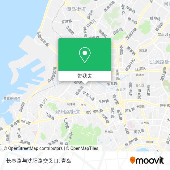 长春路与沈阳路交叉口地图