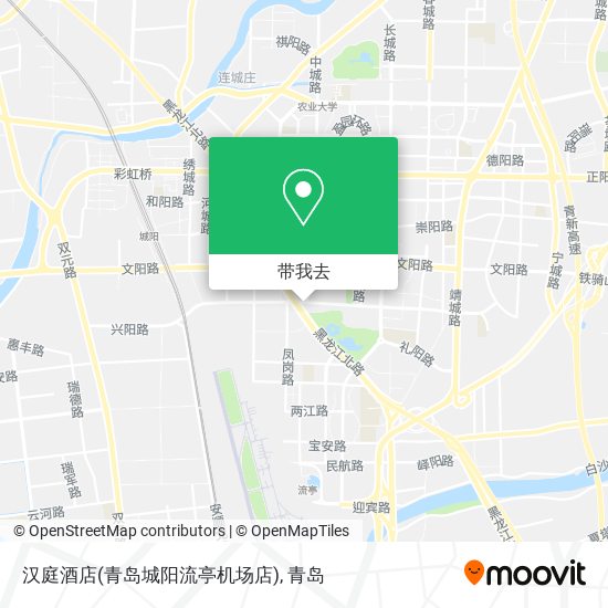 汉庭酒店(青岛城阳流亭机场店)地图