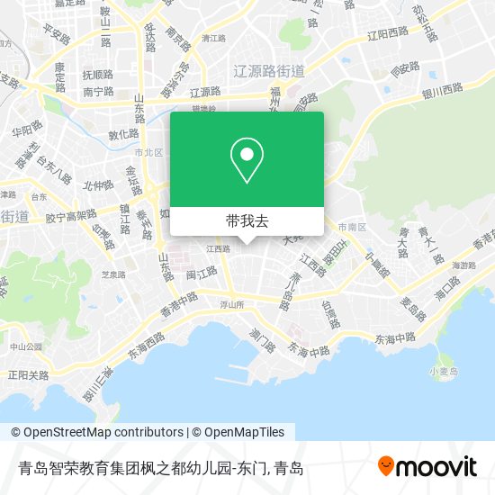 青岛智荣教育集团枫之都幼儿园-东门地图