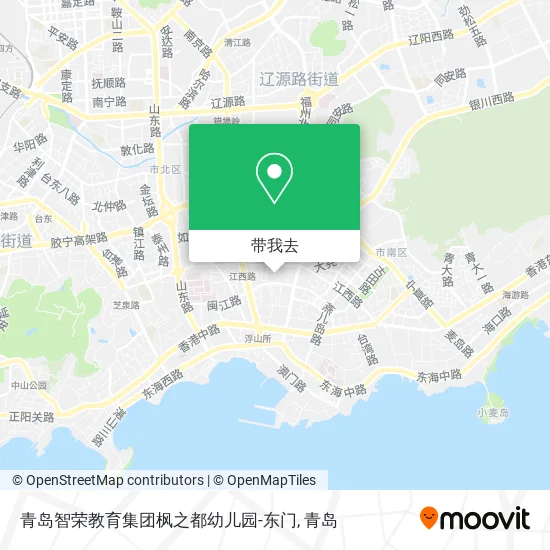 青岛智荣教育集团枫之都幼儿园-东门地图