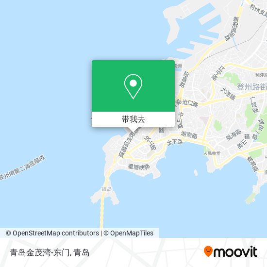 青岛金茂湾-东门地图