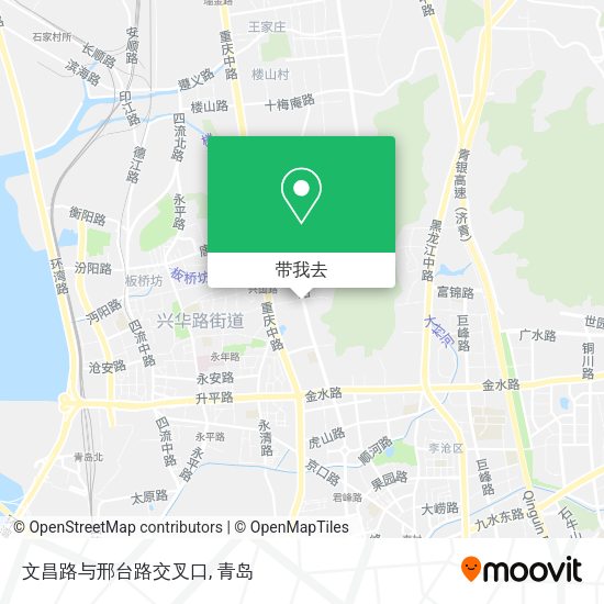 文昌路与邢台路交叉口地图