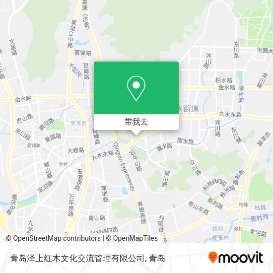 青岛泽上红木文化交流管理有限公司地图