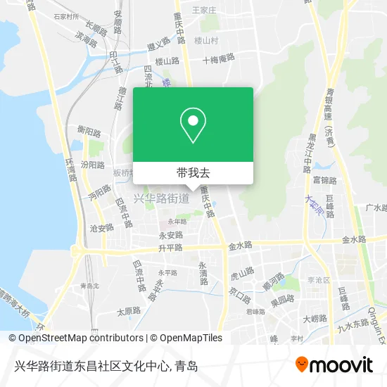 兴华路街道东昌社区文化中心地图