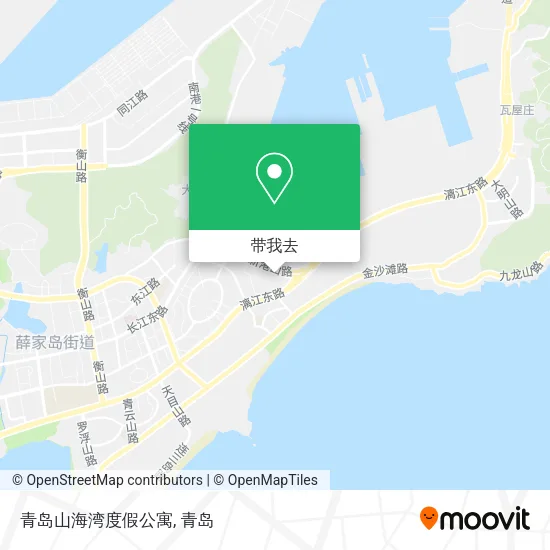 青岛山海湾度假公寓地图