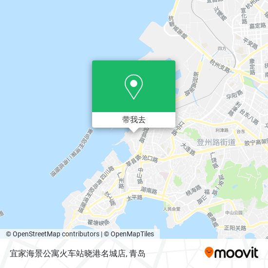 宜家海景公寓火车站晓港名城店地图