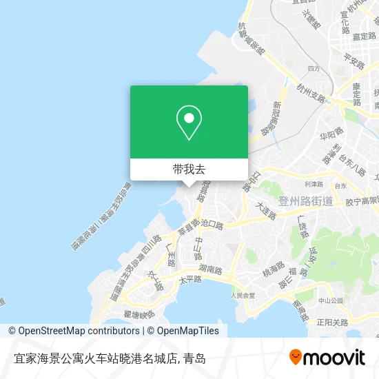 宜家海景公寓火车站晓港名城店地图