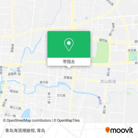 青岛海浪潮旅馆地图