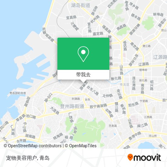 宠物美容用户地图