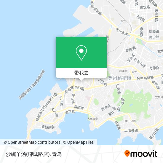 沙碗羊汤(聊城路店)地图