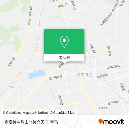 泰发路与珠山北路交叉口地图