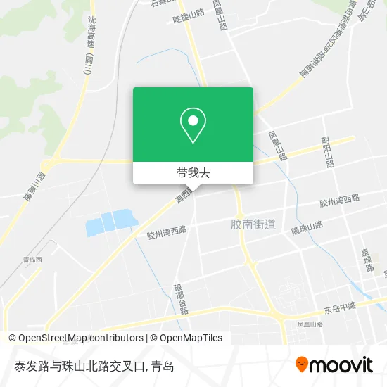 泰发路与珠山北路交叉口地图