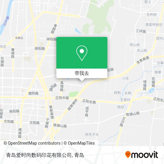 青岛爱时尚数码印花有限公司地图