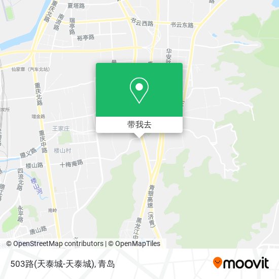 503路(天泰城-天泰城)地图