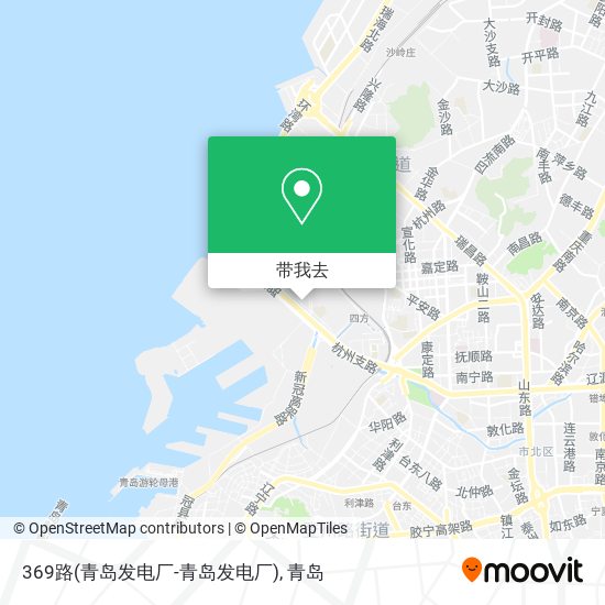 369路(青岛发电厂-青岛发电厂)地图