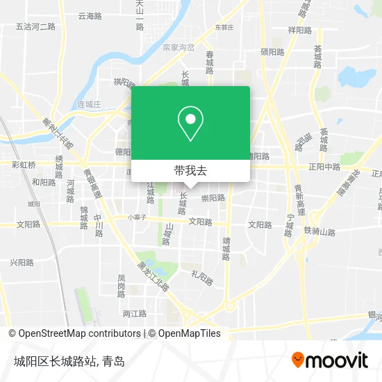 城阳区长城路站地图