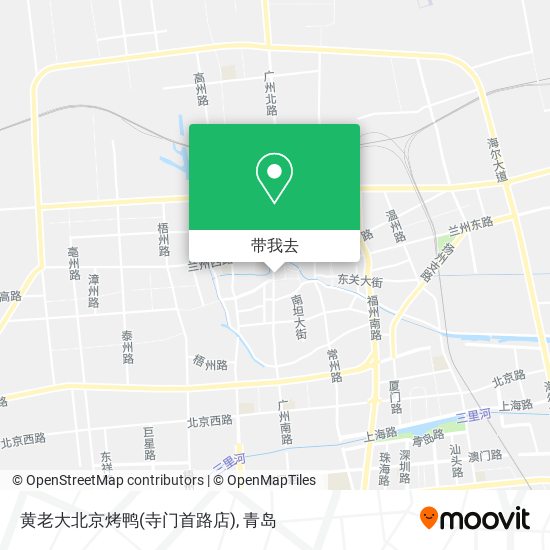 黄老大北京烤鸭(寺门首路店)地图