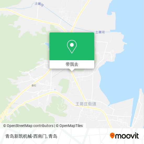 青岛新凯机械-西南门地图