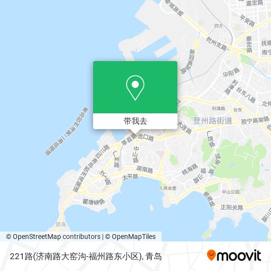 221路(济南路大窑沟-福州路东小区)地图