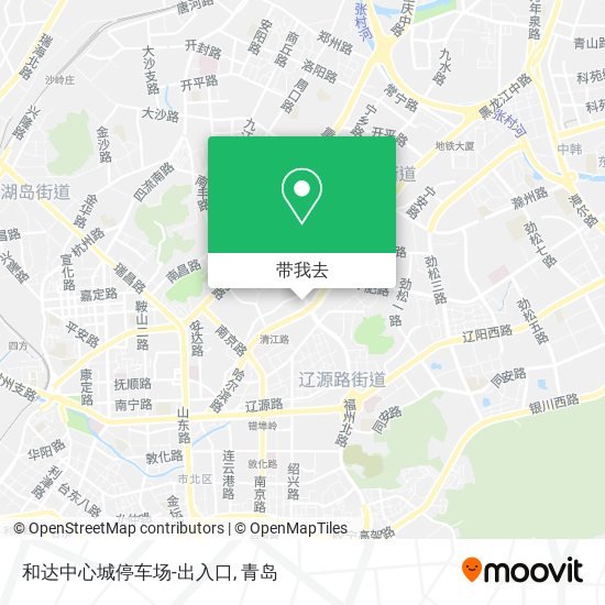 和达中心城停车场-出入口地图