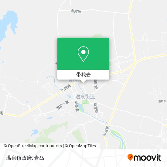 温泉镇政府地图