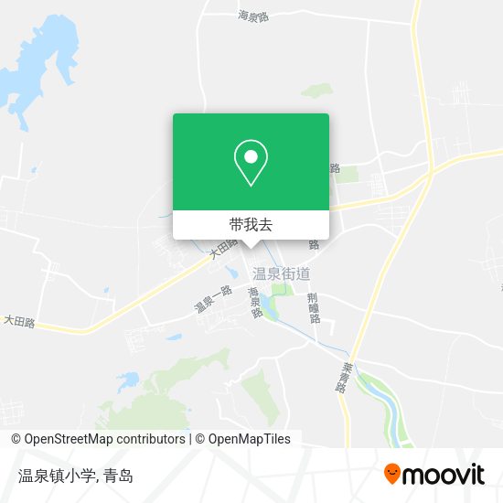温泉镇小学地图