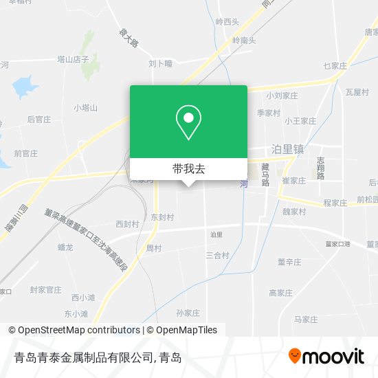 青岛青泰金属制品有限公司地图
