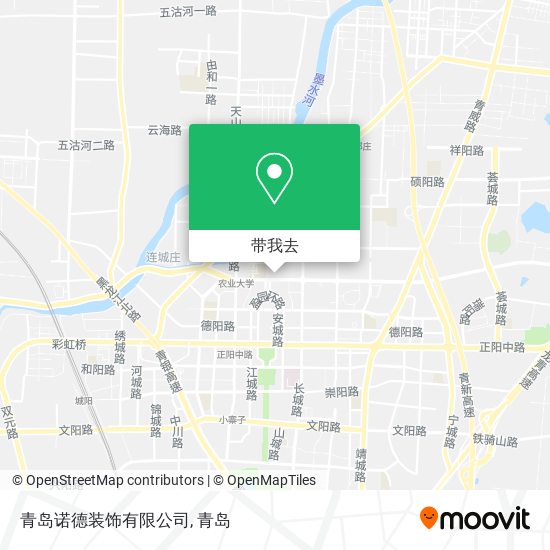 青岛诺德装饰有限公司地图