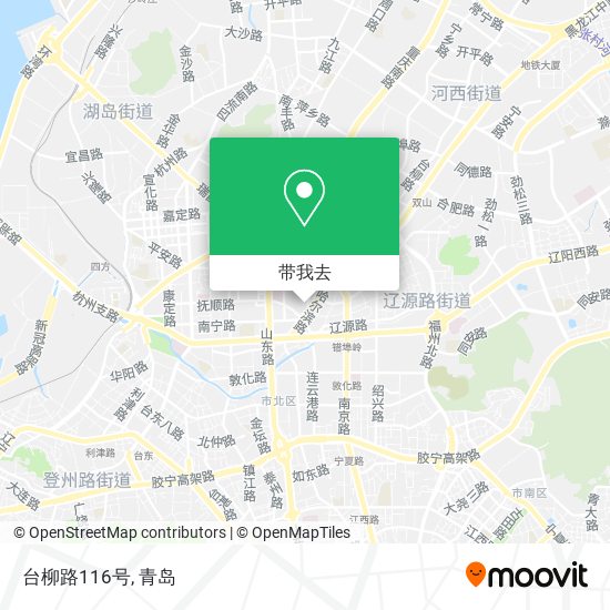 台柳路116号地图
