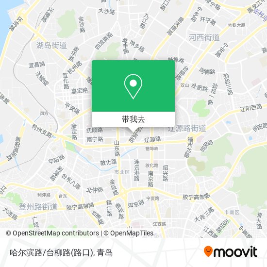 哈尔滨路/台柳路(路口)地图