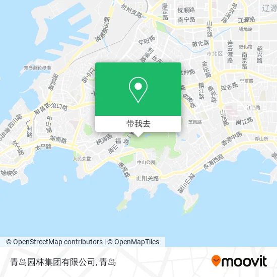 青岛园林集团有限公司地图