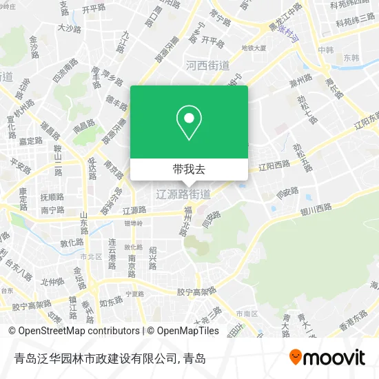 青岛泛华园林市政建设有限公司地图